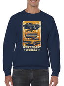 Vintage West Coast Muscle Cars Men's Sweatshirt