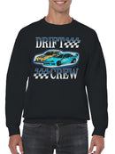 Drift Crew Racing Design Men's Sweatshirt