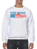 Pure Muscle American Car Art Men's Sweatshirt