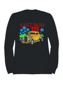 Fast Rod Vintage Car Graphic Men's Sweatshirt