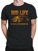 Classic Hot Rod Life Flames Men's T-shirt