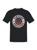 Vintage Horsepower Emblem Design Men's T-shirt