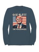 God Bless The Peacemaker Art Men's Sweatshirt