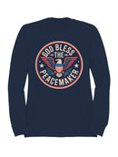 God Bless the Peacemaker Emblem Women's Sweatshirt