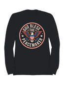 God Bless the Peacemaker Emblem Women's Sweatshirt