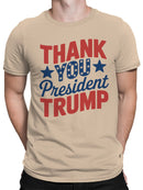 Thank You President Trump Graphic Men's T-shirt
