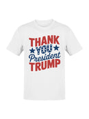 Thank You President Trump Graphic Men's T-shirt
