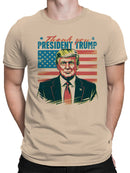 Thank You President Trump Art Men's T-shirt