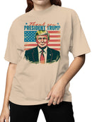 Thank You President Trump Art Women's T-shirt