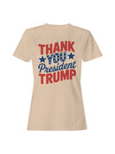 Thank You President Trump Graphic Women's T-shirt