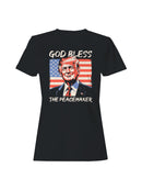 God Bless The Peacemaker Design Women's T-shirt