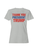 Thank You President Trump Design Women's T-shirt