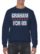 Graham for Us Campaign Graphic Men's Sweatshirt
