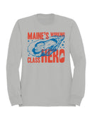 Maine's Working Class Hero Oyster Men's Sweatshirt