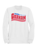 Supporting Graham Patriotic Design Women's Sweatshirt