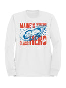 Maine's Working Class Hero Oyster Women's Sweatshirt