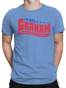 Supporting Graham Patriotic Design Men's T-shirt