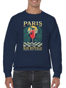 Paris 1945 Kir Royale Art Men's Sweatshirt