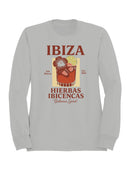 Ibiza Hierbas Ibicencas Cocktail Art Men's Sweatshirt