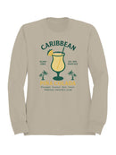 Caribbean Piña Colada Vibes Men's Sweatshirt