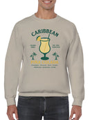 Caribbean Piña Colada Vibes Men's Sweatshirt