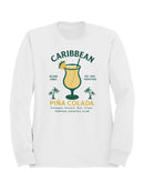 Caribbean Piña Colada Vibes Men's Sweatshirt