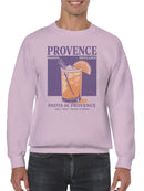 Provence Pastis Anise Summer Design Men's Sweatshirt