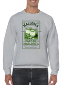 Mallorca Herbal Bitter Cocktail Design Men's Sweatshirt