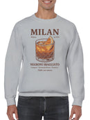 Milan Negroni Sbagliato Art Men's Sweatshirt