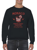 Monte Carlo Cocktail Design Men's Sweatshirt