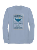 Santorini Ouzo Spritz Island Escape Men's Sweatshirt