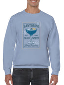 Santorini Ouzo Spritz Island Escape Men's Sweatshirt