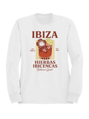 Ibiza Hierbas Ibicencas Cocktail Art Women's Sweatshirt