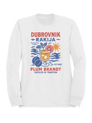 Dubrovnik Rakija Plum Brandy Art Women's Sweatshirt
