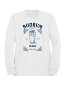 Bodrum Raki: Anise Spirit Design Women's Sweatshirt