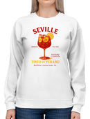 Seville Tinto de Verano Graphic Women's Sweatshirt