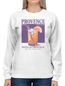 Provence Pastis Anise Summer Design Women's Sweatshirt