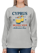 Cyprus Brandy Sour Mediterranean Classic Women's Sweatshirt