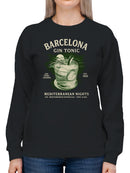 Barcelona Gin Tonic Design Women's Sweatshirt
