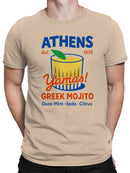 Athens Yamas! Greek Mojito Art Men's T-shirt