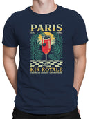 Paris 1945 Kir Royale Art Men's T-shirt