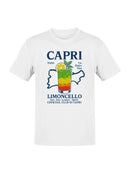 Capri Limoncello Cocktail Art Men's T-shirt