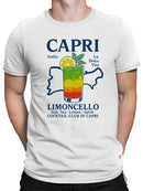Capri Limoncello Cocktail Art Men's T-shirt