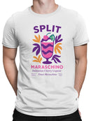 Split Maraschino Cherry Liqueur Art Men's T-shirt