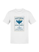 Santorini Ouzo Spritz Island Escape Men's T-shirt