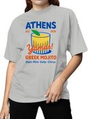 Athens Yamas! Greek Mojito Art Women's T-shirt
