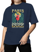 Paris 1945 Kir Royale Art Women's T-shirt