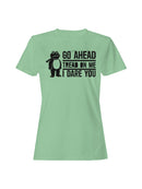 Bold Frog Tread On Me Graphic Women's T-shirt