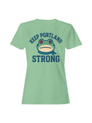 Keep Portland Strong Frog Design Women's T-shirt