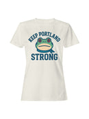 Keep Portland Strong Frog Design Women's T-shirt